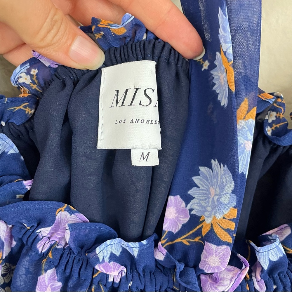 Misa Los Angeles Penille Floral Halter Top‎ Size M - Picture 5 of 11